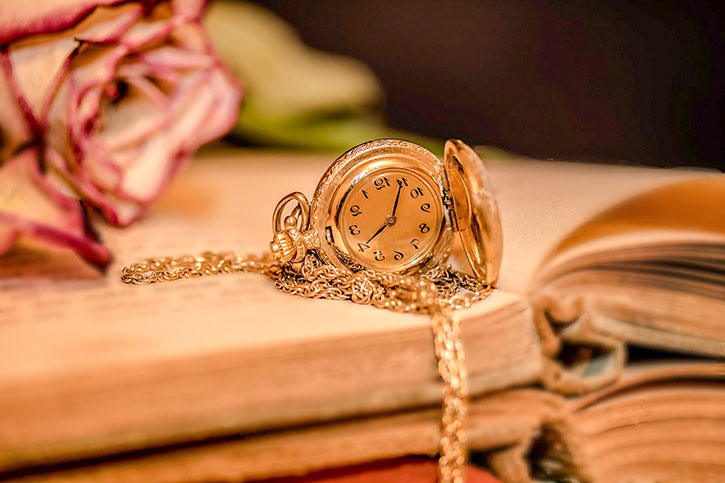 old fashion pocket watch representing time